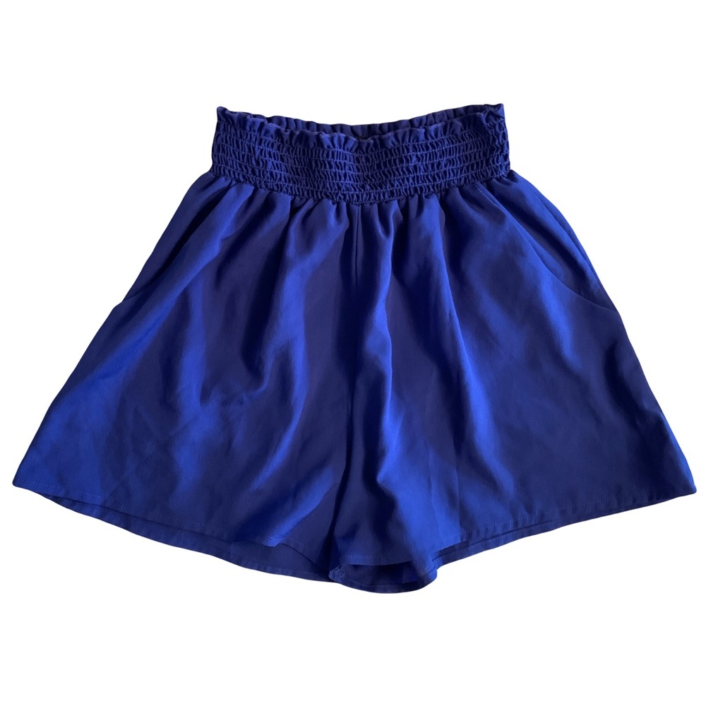 Royal Blue Soprano Linen Shorts